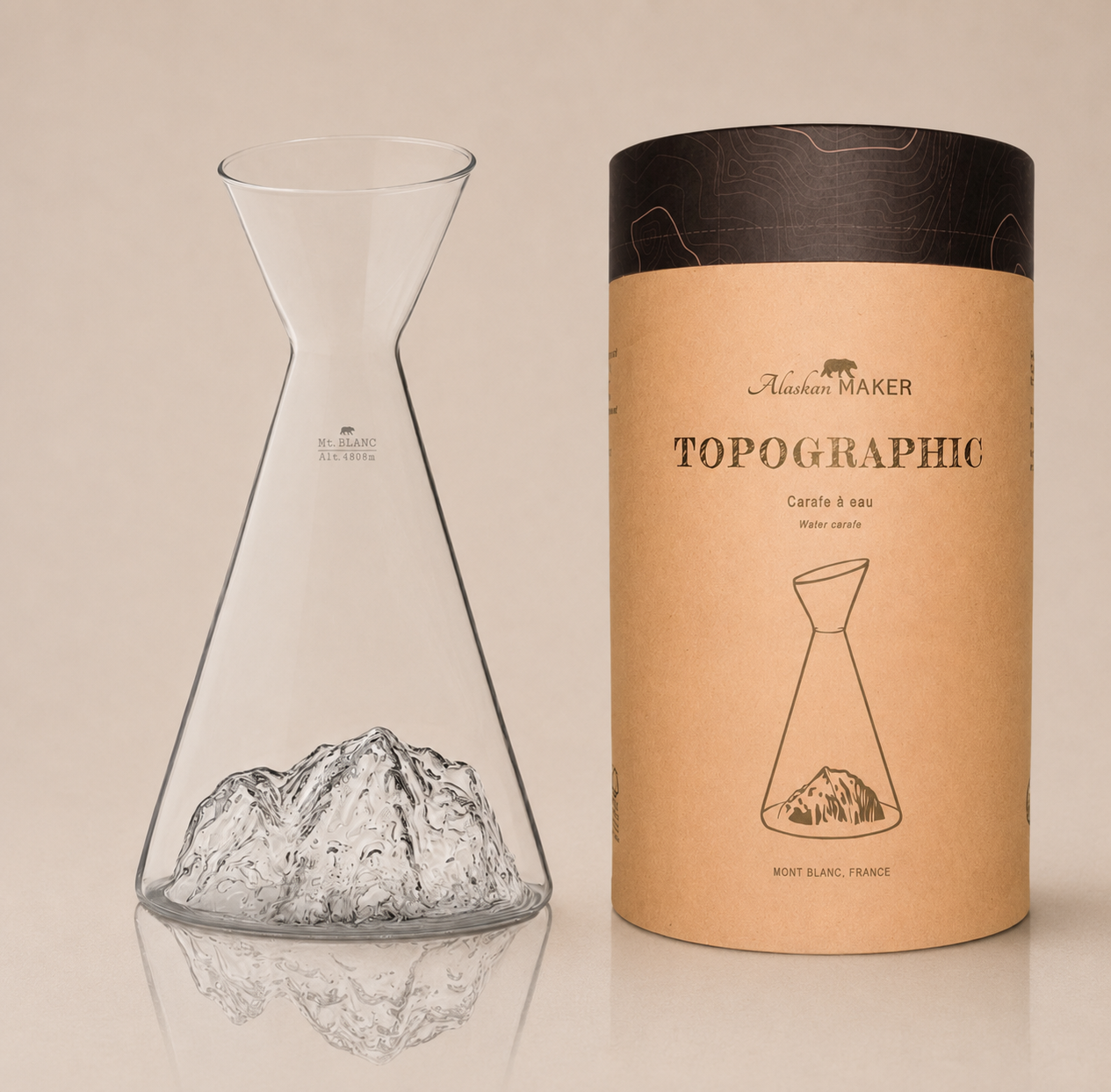 Carafe à eau "Mont Blanc" Alaskan MAKER